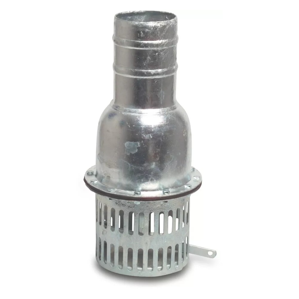 Suction strainer with foot valve