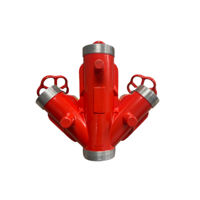 Manifold 3 outlet with handles